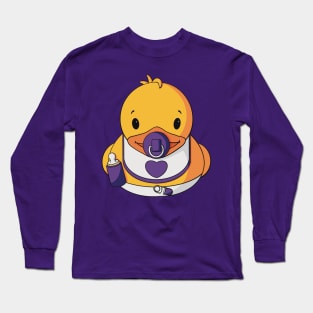 Baby Rubber Duck - Purple Long Sleeve T-Shirt